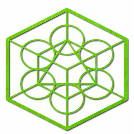 Drevený geometrický obraz na stenu žatva