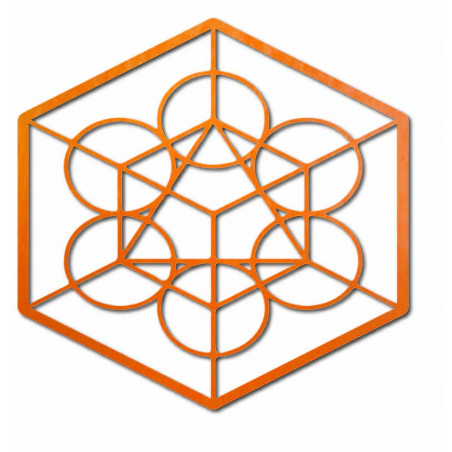 Drevený geometrický obraz na stenu žatva