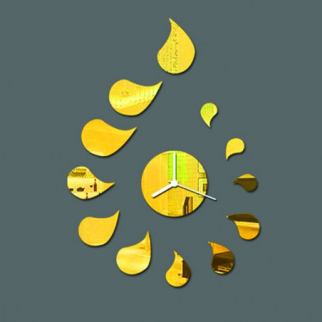 Nalepovacie nástenné hodiny kvapka DIY ROZMARIN Nalepovacie nástenné hodiny kvapka DIY ROZMARIN