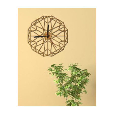 MDF Nástenné hodiny do obyvačky i čierne 40 cm I SENTOP HDFK0017