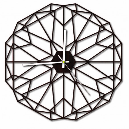 MDF Nástenné hodiny do obyvačky i čierne 40 cm I SENTOP HDFK0017