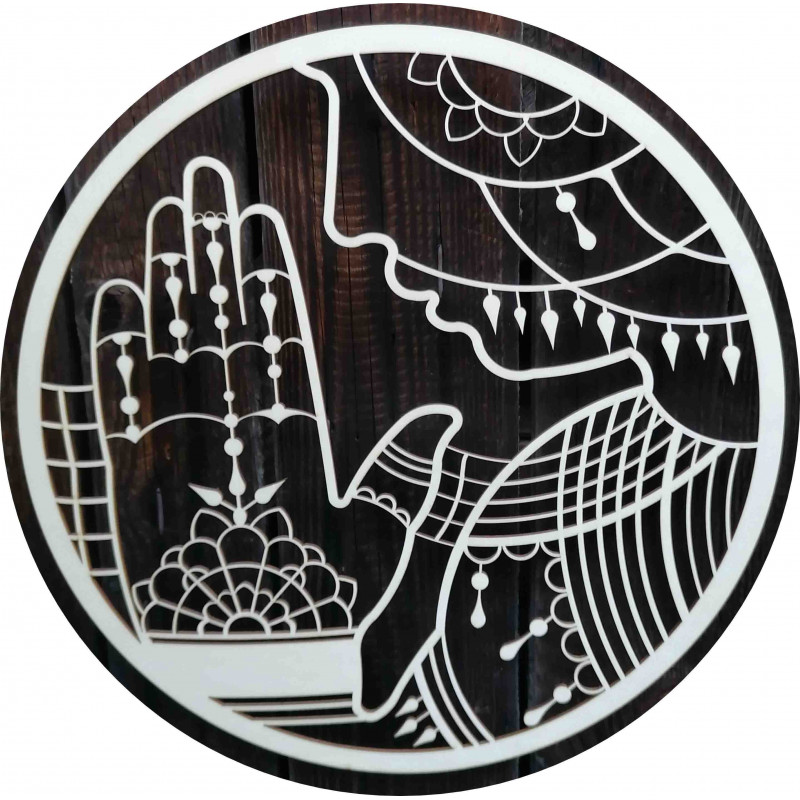 Stylesa - Drevený obraz na stenu pokora a...