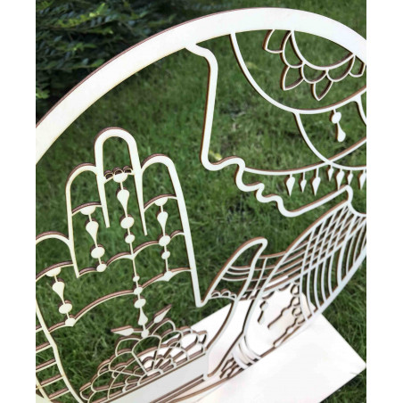 Stylesa - Drevený obraz na stenu pokora a vďačnosť PR0349 aj čierny