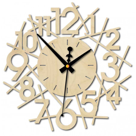 Moderné nástenné hodiny - SAJFA