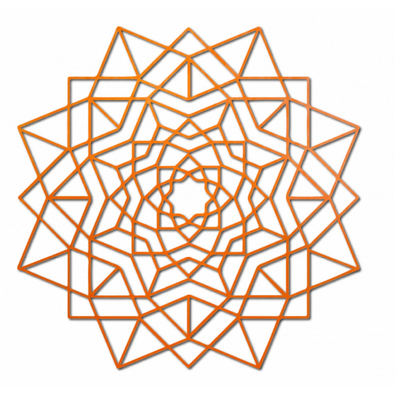 Geometrický obraz na stenu z preglejky  - FOGORI