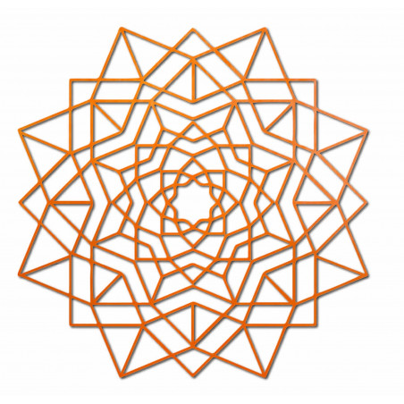 Geometrický obraz na stenu z preglejky  - FOGORI