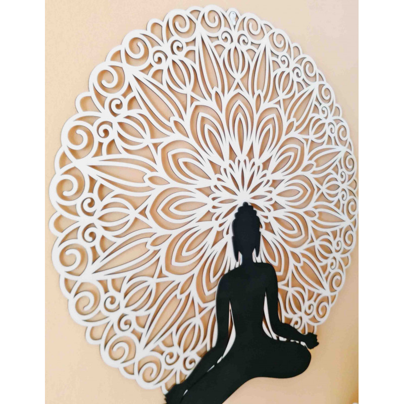 Sentop - Mandala 3D obraz na stenu Buddha...