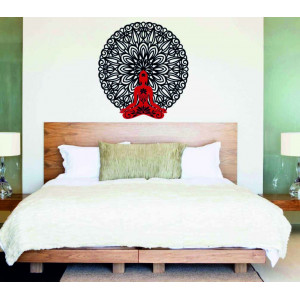 3D Obraz na stenu Buddha v mandale  50, 70, 90 cm
