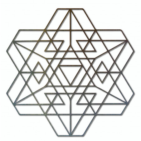 Stylesa Geometrický obraz na stenu z drevenej preglejky