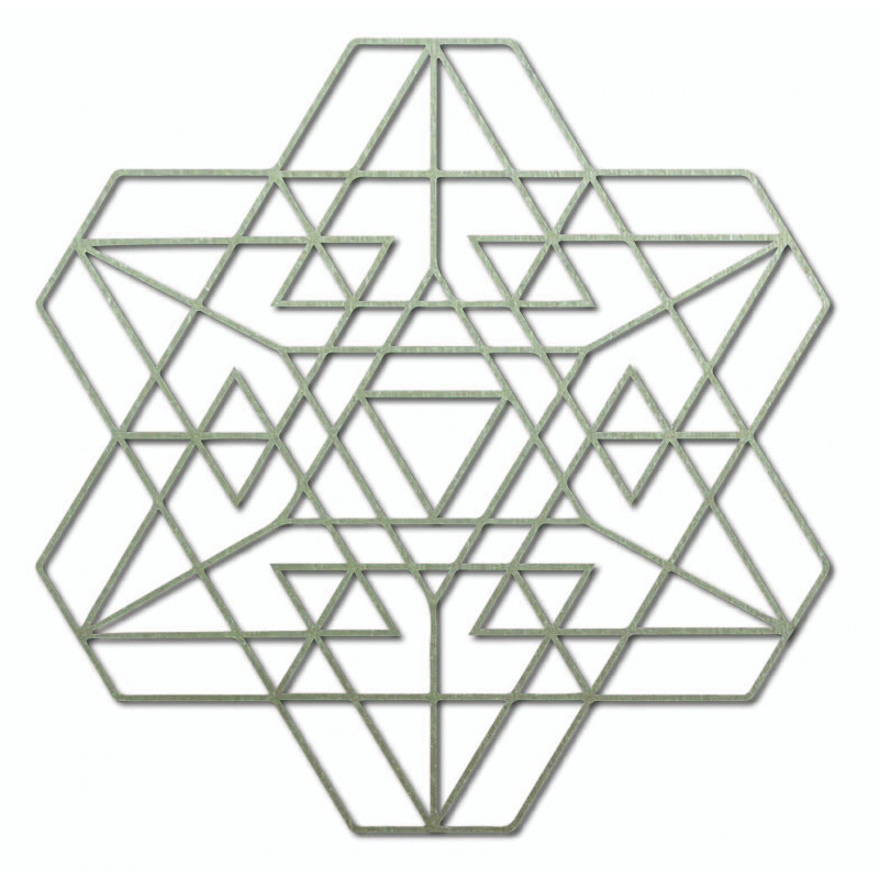 Stylesa Geometrický obraz na stenu z drevenej...