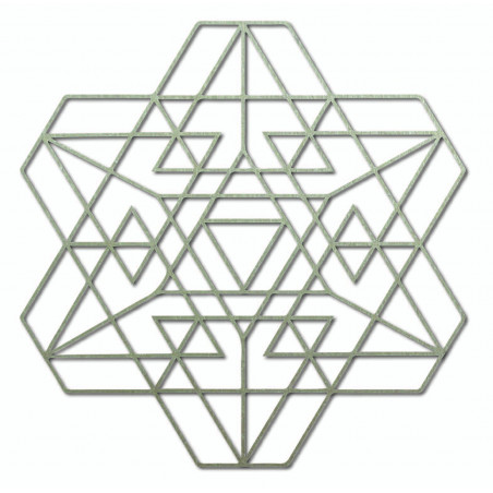 Stylesa Geometrický obraz na stenu z drevenej preglejky