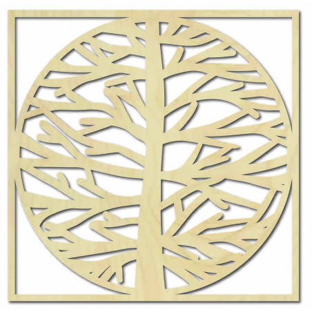 Obraz na stenu strom v ráme MRLVENA