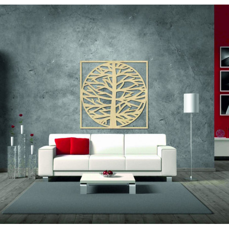 Obraz na stenu strom v ráme MRLVENA