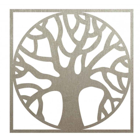 Drevený obraz na stenu strom v kruhu - POCCITT