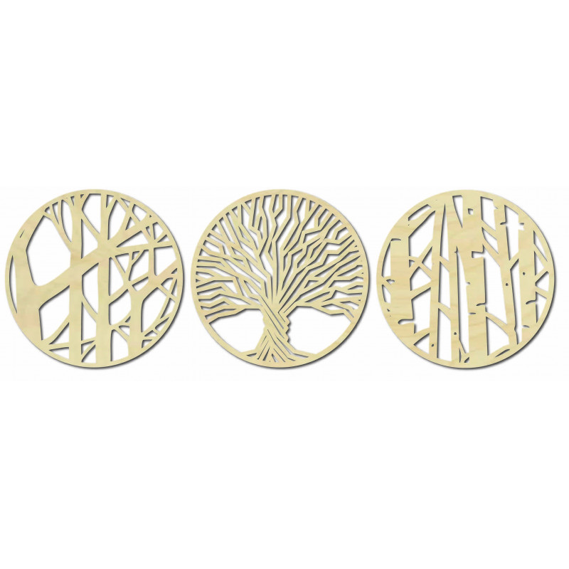 Troj dielny obraz na stenu - YOSED