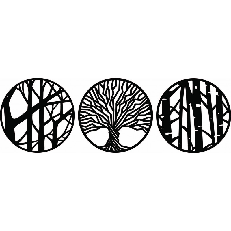 Troj dielny obraz na stenu - YOSED