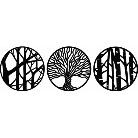 Troj dielny obraz na stenu - YOSED