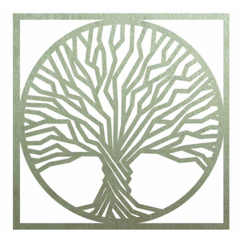 Drevený obraz na stenu strom v ráme