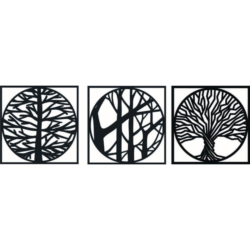 Stylesa - 3 dielny obraz na stenu DESIRROO