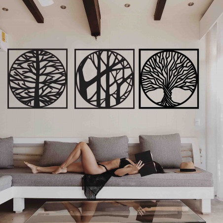 Stylesa - 3 dielny obraz na stenu DESIRROO