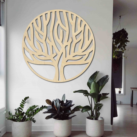 Stilizovaný drevený obraz Strom života - HELFOOLL
