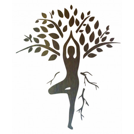 Obraz na stenu jógin a strom - HARMÓNIA