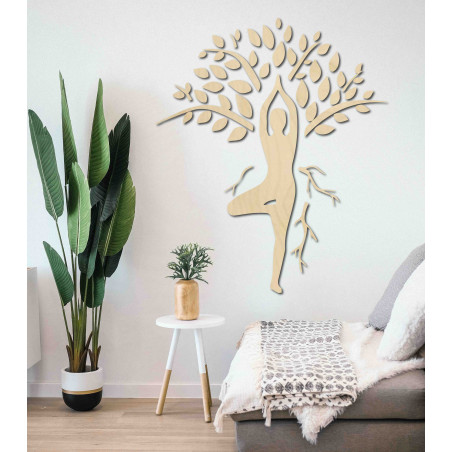 Obraz na stenu jógin a strom - HARMÓNIA