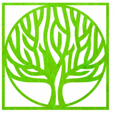 Drevený obraz na stenu strom v ráme UASVED