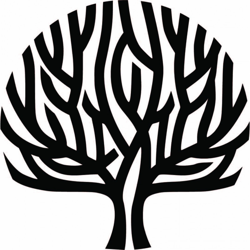 Moderný drevený obraz na stenu strom vietor v...