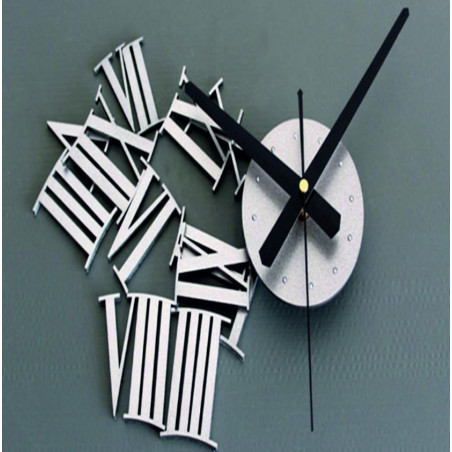 3D Nalepovacie nástenné hodiny 110003-B  3D Nalepovacie nástenné hodiny 110003-B