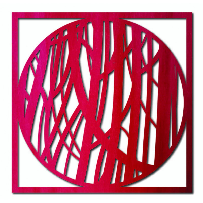 Drevený obraz na stenu čiary - HOGFOG