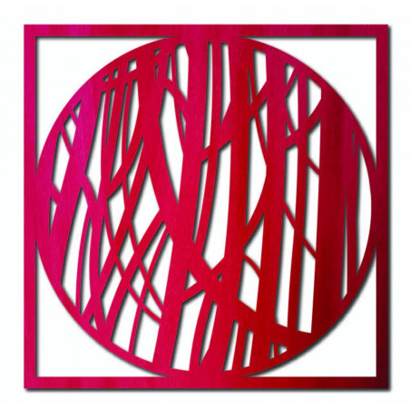 Drevený obraz na stenu čiary - HOGFOG