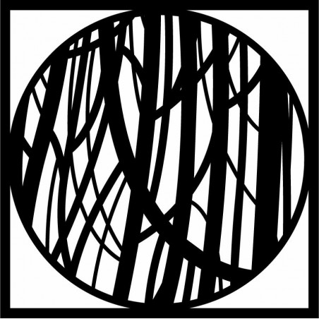 Drevený obraz na stenu čiary - HOGFOG