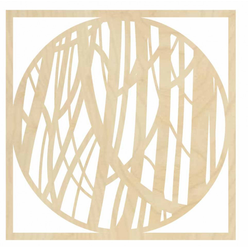 Drevený obraz na stenu čiary - HOGFOG