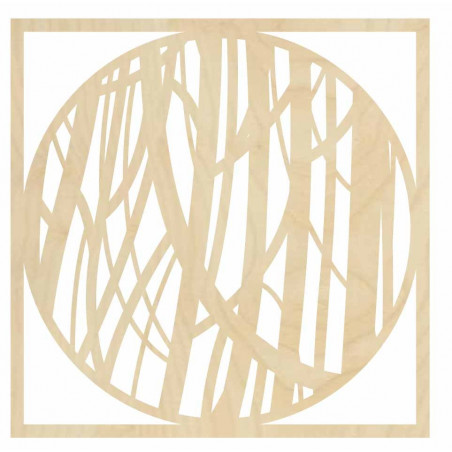 Drevený obraz na stenu čiary - HOGFOG