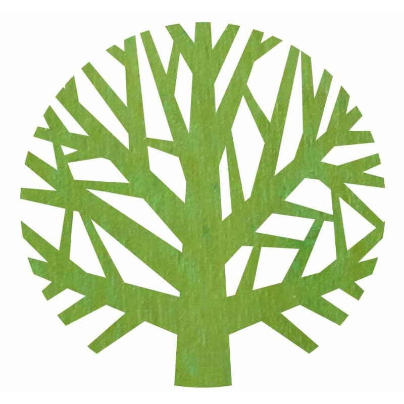 Drevený obraz na stenu strom z preglejky -...