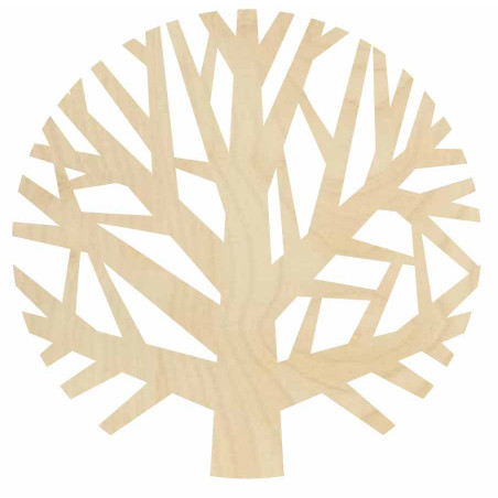 Drevený obraz na stenu strom z preglejky - GOGFOG II