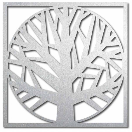 Drevený obraz strom v ráme - OMARF