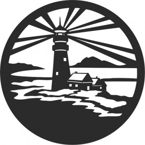 Sentop - Maják moderný obraz na stenu  - drevená dekorácia 2