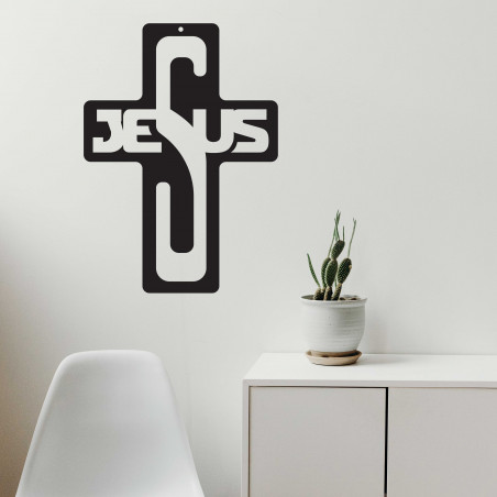 Dekorácia z dreva - Jesus, rozmer-260x187 mm