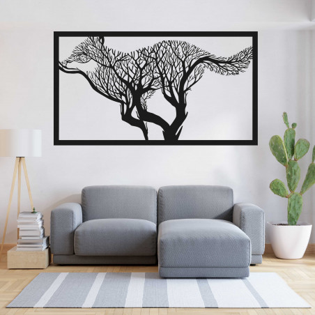 Vyrezávaný obraz na stenu pes z drevenej preglejky. Moderný obraz na stenu pes, obraz do kuchyne, obraz na stenu do obývačky