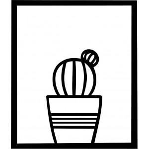 Moderný obraz na stenu - KAKTUS ALDER | SENTOP 2