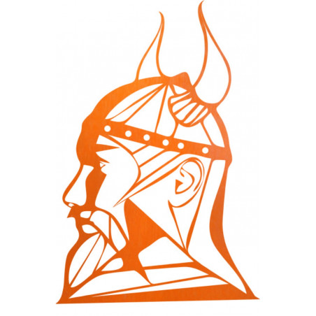 Vyrezávaný drevený obraz na stenu Viking - RAGNAR