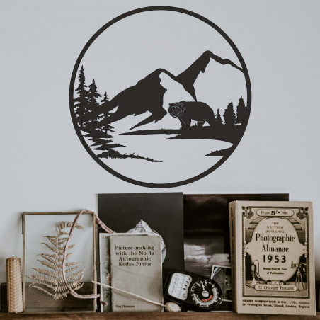 Obraz na stenu les a príroda s motívom medveďa Obraz na stenu les a príroda s motívom medveďa