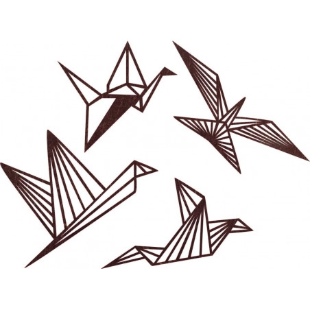 Moderný obraz na stenu - slobodné vtáky 4 ks - LIBERDADE