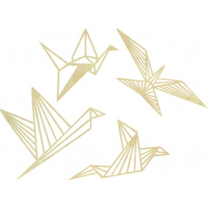 Moderný obraz na stenu - slobodné vtáky 4 ks 2