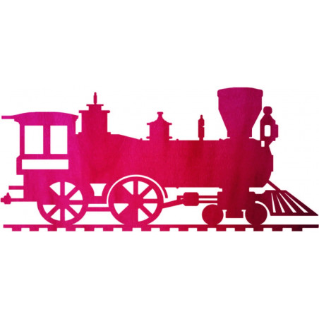 Drevený obraz na stenu vlak, rušeň - THOMAS