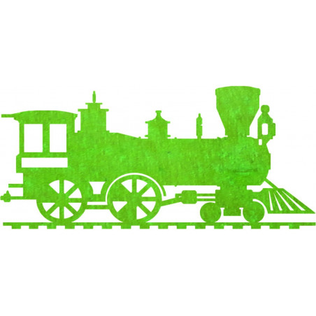 Drevený obraz na stenu vlak, rušeň - THOMAS