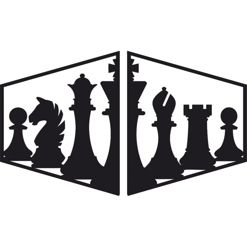 Elegantný obraz na stenu šachové figúrky -...