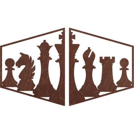 Elegantný obraz na stenu šachové figúrky - MIVAL | SENTOP